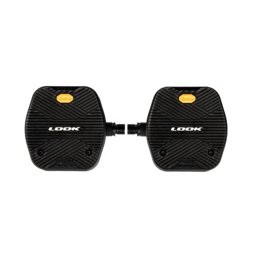 LOOK Geo City Grip Flat Pedals: BLACK