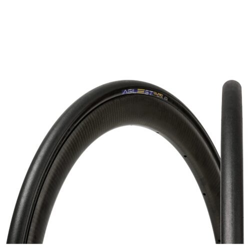Panaracer Agilest Duro Folding Road Tyre: BLACK/BLACK 700X25C
