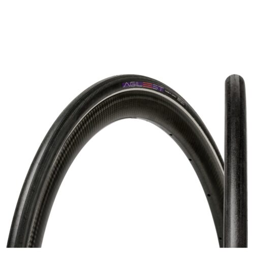 Panaracer Agilest TU Tubular Road Tyre: BLACK/BLACK 700X25C
