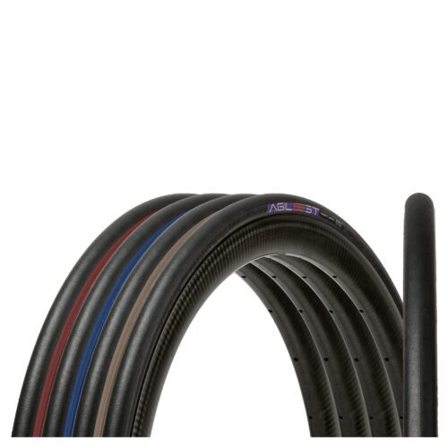 Panaracer Agilest Folding Road Tyre: BLACK/BLACK 700X25C