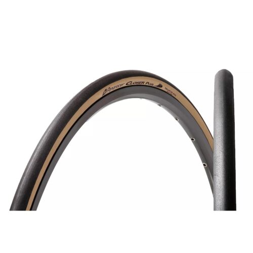 Panaracer Closer Plus Folding Road Tyre: BLACK/AMBER 700 X 25-30C