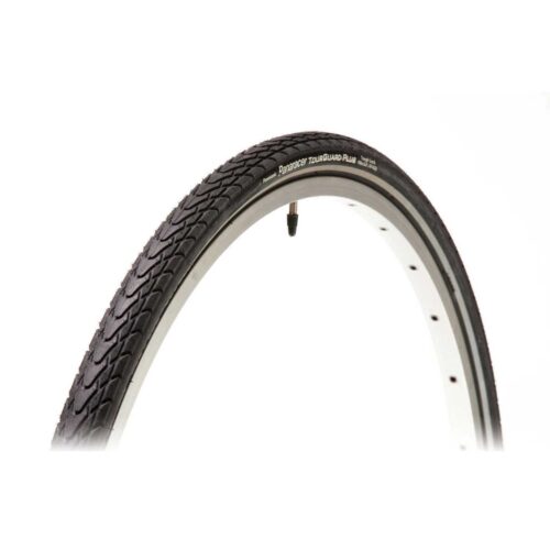 Panaracer Tour Guard Plus Wire Bead Tyre: BLACK/BLACK 700X25C
