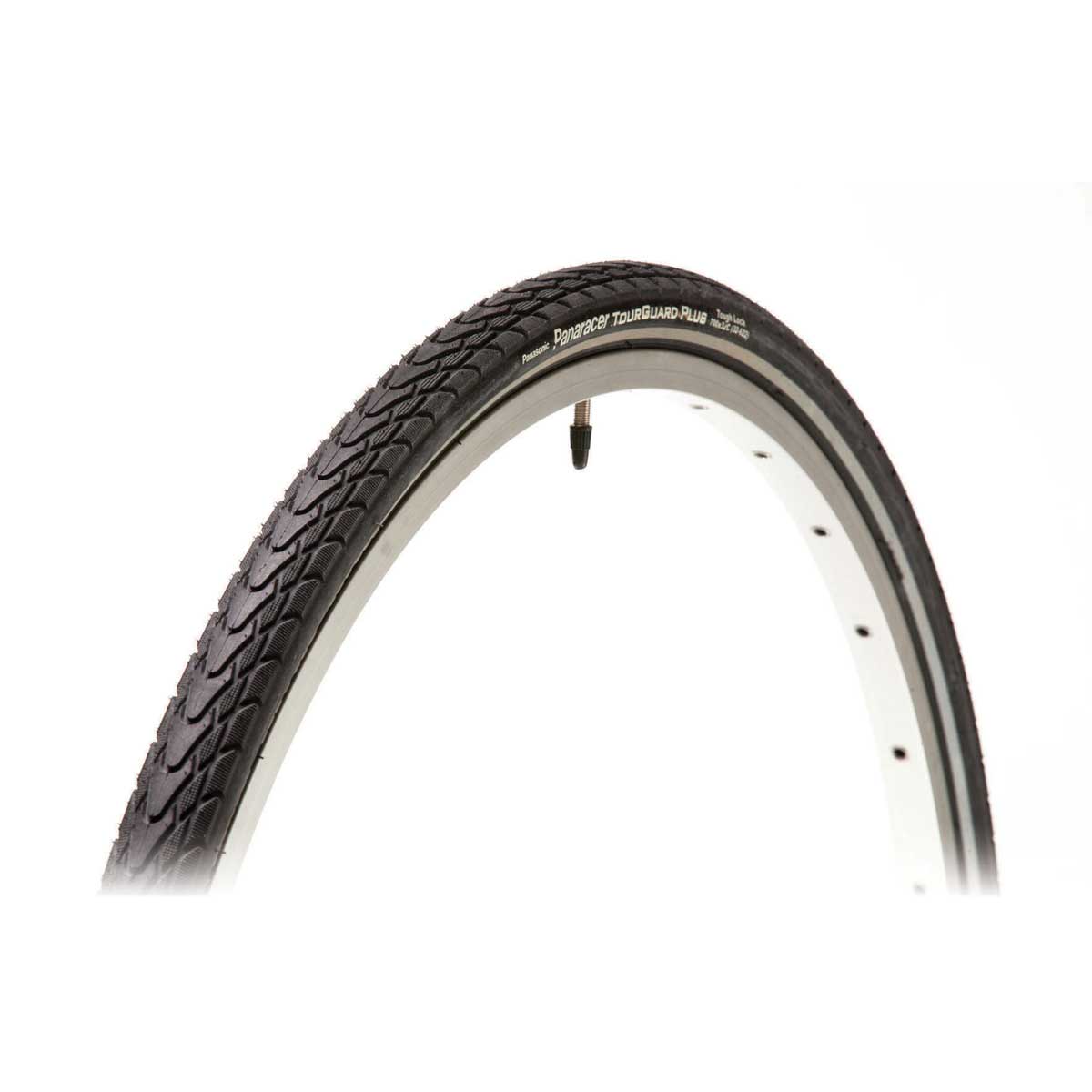 Panaracer Tour Guard Plus Wire Bead Tyre: BLACK/BLACK 700X38C