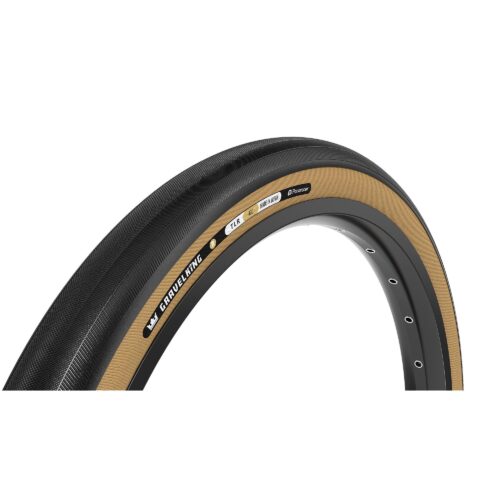 Panaracer TLR GravelKing Slick R-Line TLR Gravel Tyre: BLACK/AMBER 700X30C