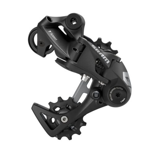 SRAM Rear Derailleur GXDH 7-Speed Medium Cage A3: BLACK 7 SPEED