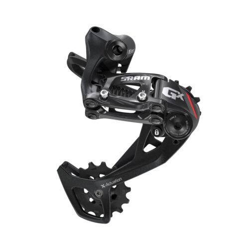 SRAM Rear Derailleur GX 2X11-Speed Medium Cage Red: RED 11SPD MEDIUM