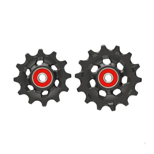 Sram Rear Derailleur Pulley Kit XX1/X01 Eagle (Includes 12T Upper And 14T Lower Pulley): BLACK 12 SPEED