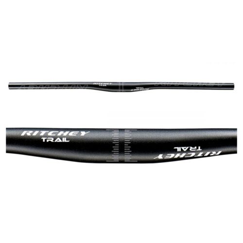 Ritchey Comp Trail Flat MTB Handlebar: BB BLACK 740MM X 9D