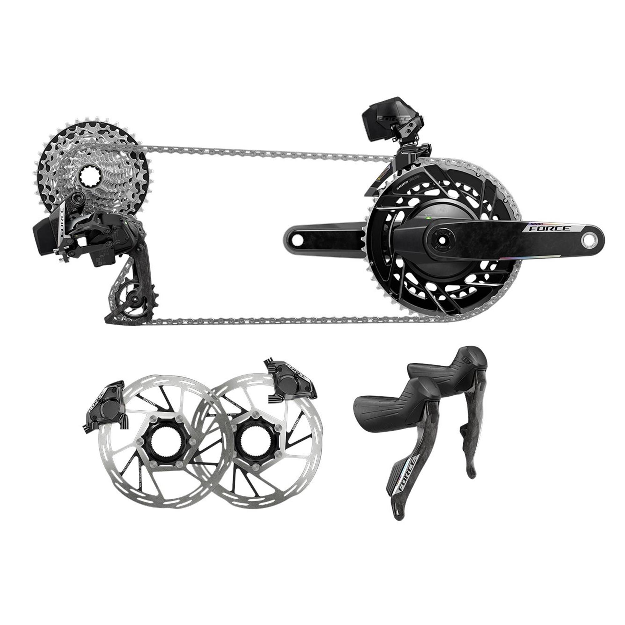 SRAM Force AXS 2X E1 Electronic Hrd Groupset: