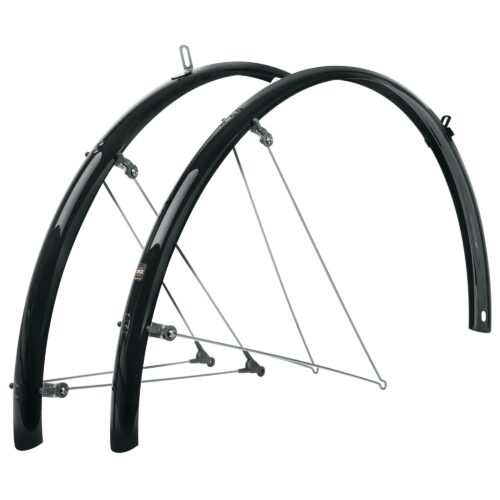 SKS Bluemels 28" Mudguard Set: BLACK 28" 35MM