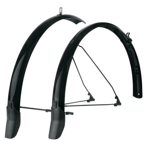 SKS Bluemels Cable Line 28" Mudguard Set: BLACK 28" 55MM