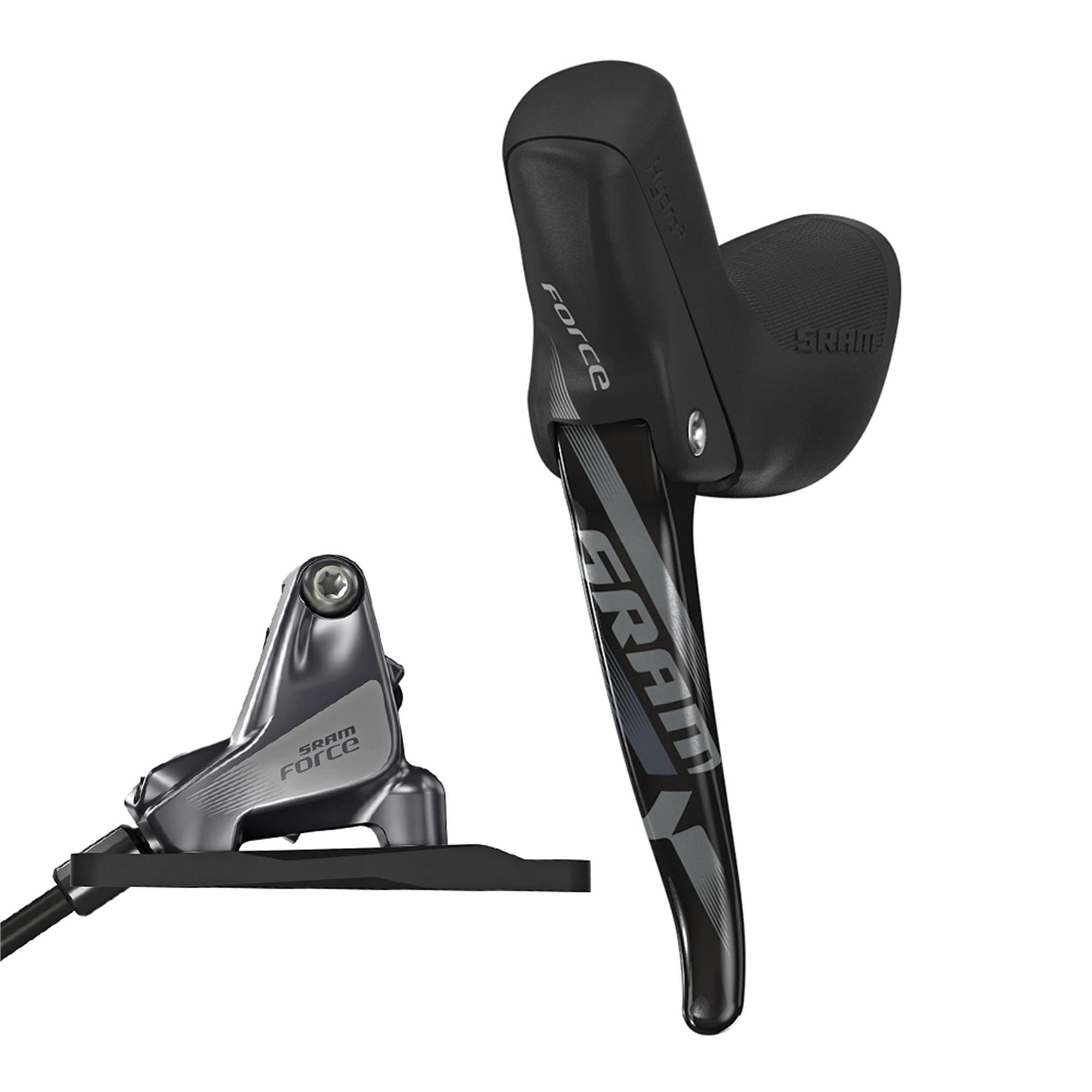 SRAM Hydraulic Disc Brake Force1 (UK Style) Left Rear Brake 1800mm w Flat Mount Hardware (Rotor & Bracket sold separately): 1800MM