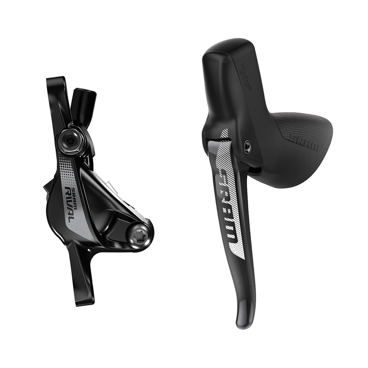 SRAM Shift/Hydraulic Disc Brake Rival22 (UK Style) Yaw Front SRAM Shift Rear Brake 1800mm w Flat Mount Hardware (Rotor & Bracket soldseparately): 1800MM