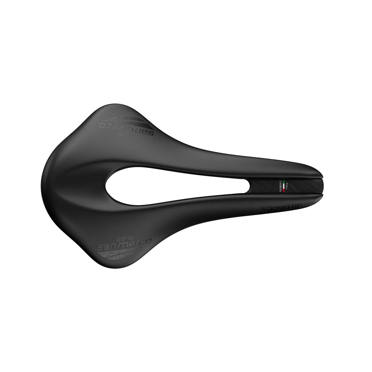 Selle San Marco Shortfit Superleggera Saddle: BLACK/BLACK WIDE (L3)