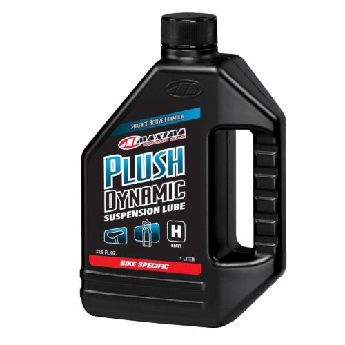 Maxima Plush Dynamic Suspension Lube Heavy, 1 Litre Bottle - SID/SID SL/Rudy - Lower Legs/Air Springs: BLACK