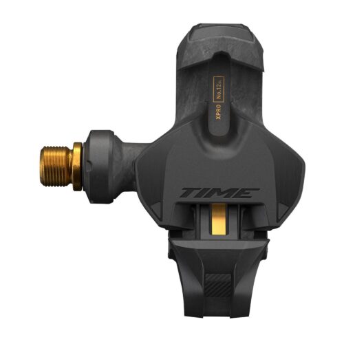 Time Pedal - XPRO 12SL Pedals, Carbon Body And Titanium Spindle And Ceramic Bearing Including Iclic Free Cleats B1: CARBON GOLD 51MM