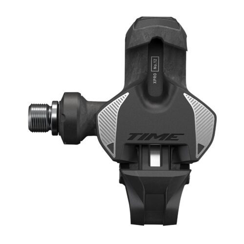 Time Pedal - XPRO 12 Pedals, Carbon Body And Titanium Spindle Including Iclic Free Cleats B1: CARBON SILVER 57MM