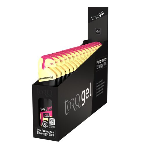 TORQ Energy Gel (15x 45g): RASPBERRY RIPPLE