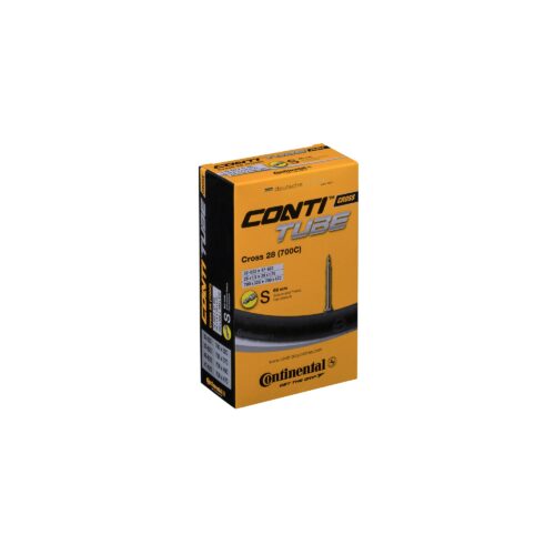 Continental Cross Tube - Presta 60mm Valve: BLACK 700X32-47C