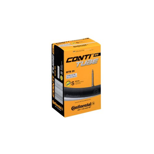 Continental MTB Tube - Presta 60mm Valve: BLACK 26X1.75-2.50"