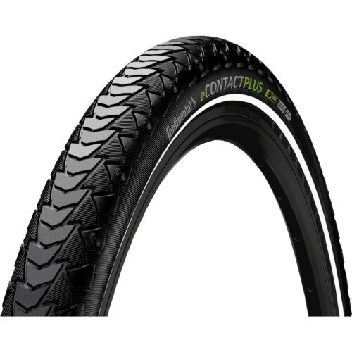 Continental Econtact Plus Reflex Wire Urban Tyre 2022: BLACK/BLACK - RX 26X2.35"