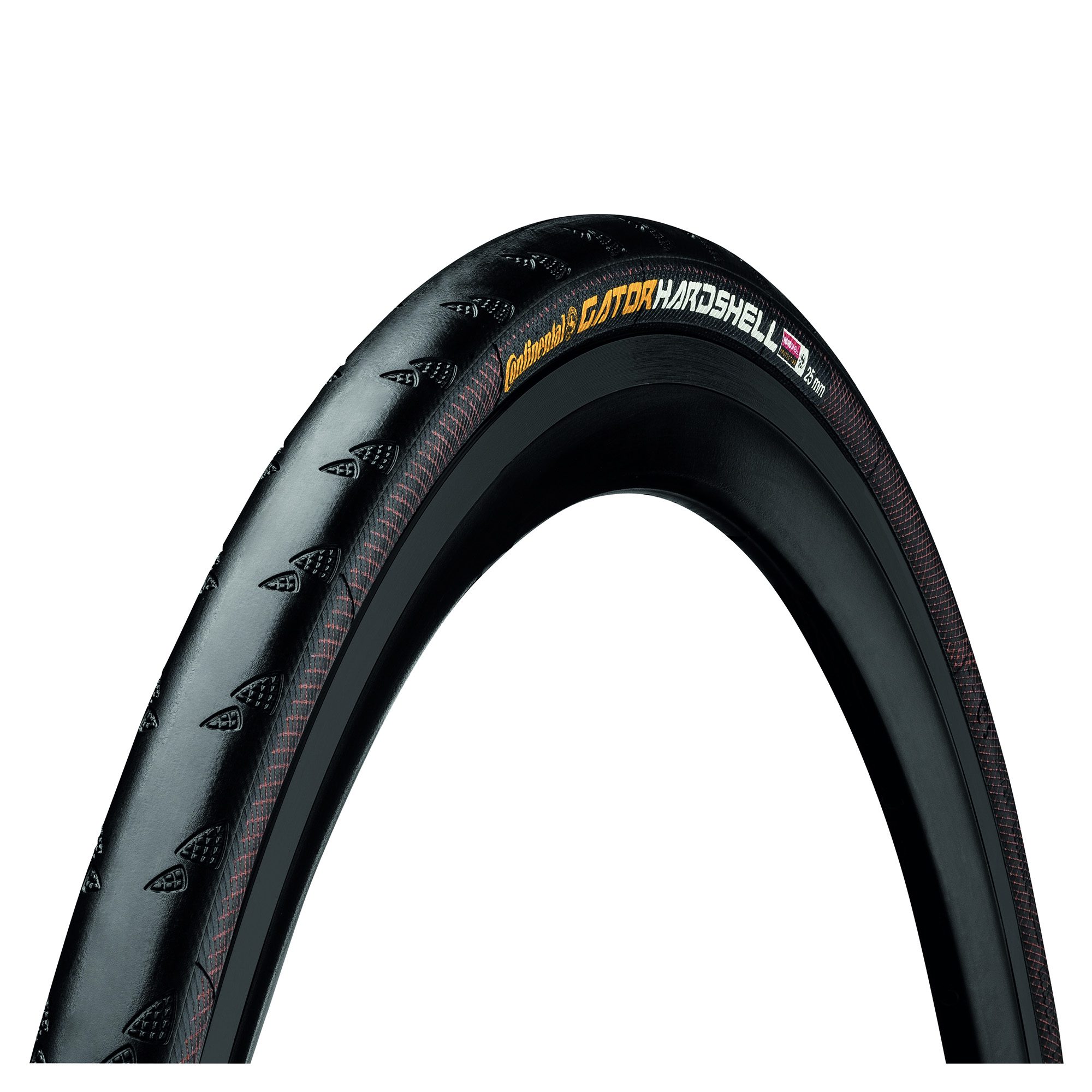 Continental Gator Hardshell Tyre - Wire Bead: BLACK/BLACK 700X32C