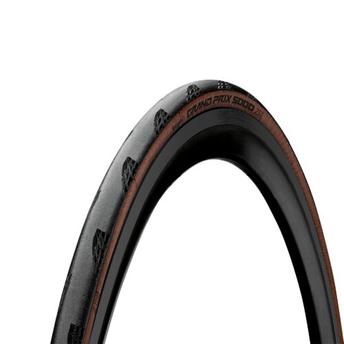 Continental Grand Prix 5000 Tyre - Foldable BlackChili Compound Black/Transparent: BLACK/TRANSPARENT 700X25C
