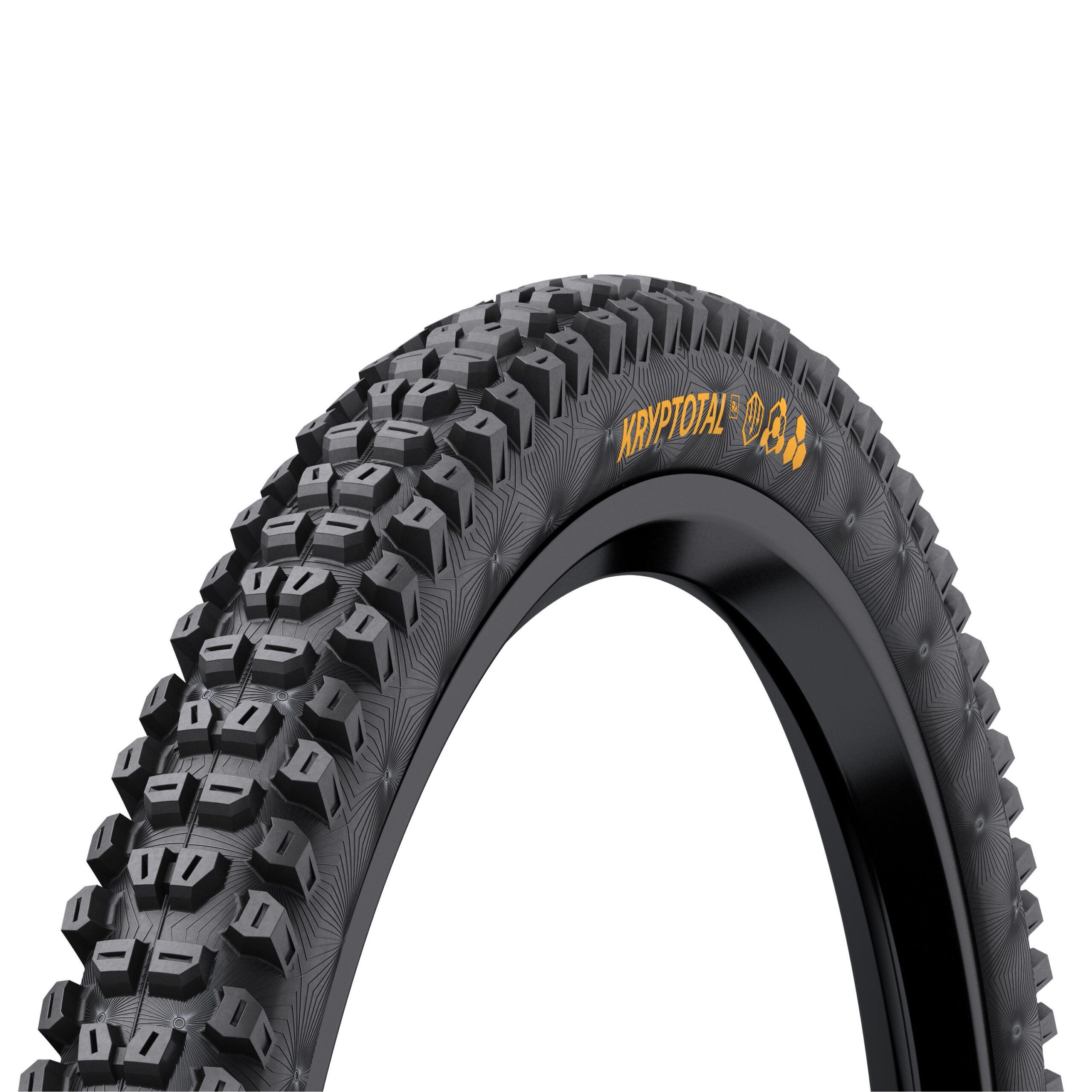 Continental Kryptotal Rear Enduro Tyre - Soft Compound Foldable 2022: BLACK & BLACK 27.5X2.60"