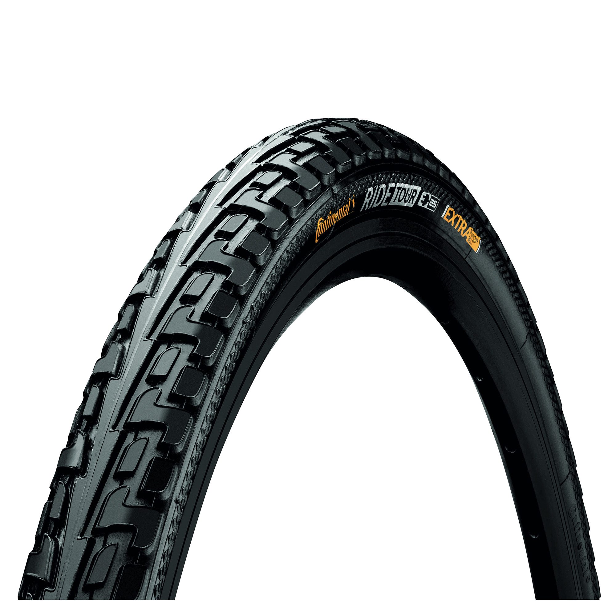 Continental RIDE Tour Tyre - Wire Bead: BLACK/BLACK 700X32C