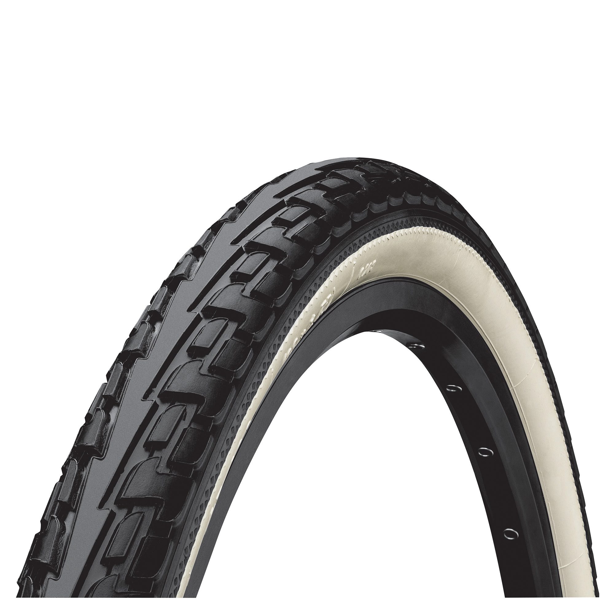 Continental RIDE Tour Tyre - Wire Bead: BLACK/WHITE 26X1.75"