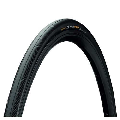 Continental Ultra Sport III Tyre - Foldable PureGrip Compound: BLACK/BLACK 700X25C