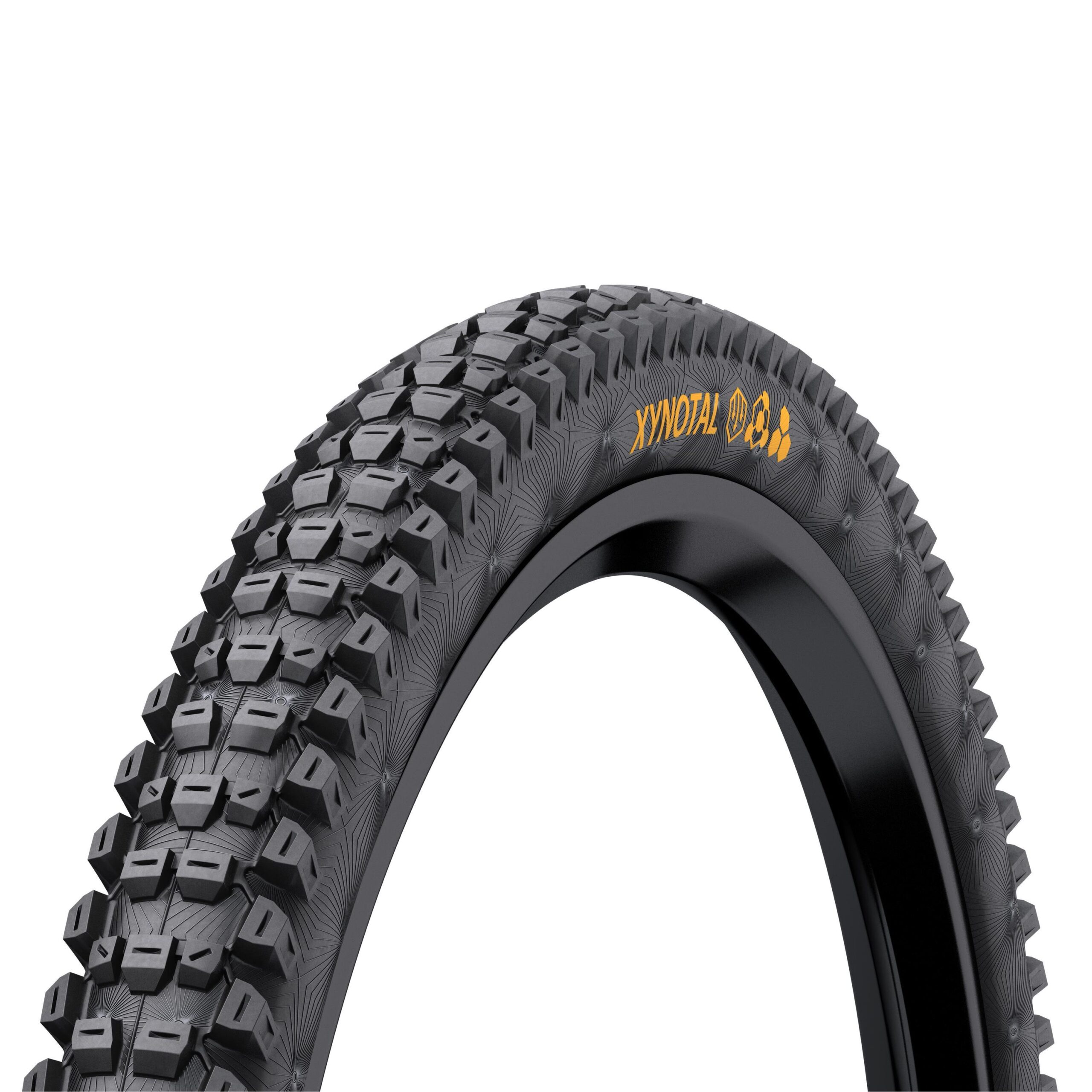 Continental Xynotal Downhill Tyre - Soft Compound Foldable 2022: BLACK & BLACK 27.5X2.40"